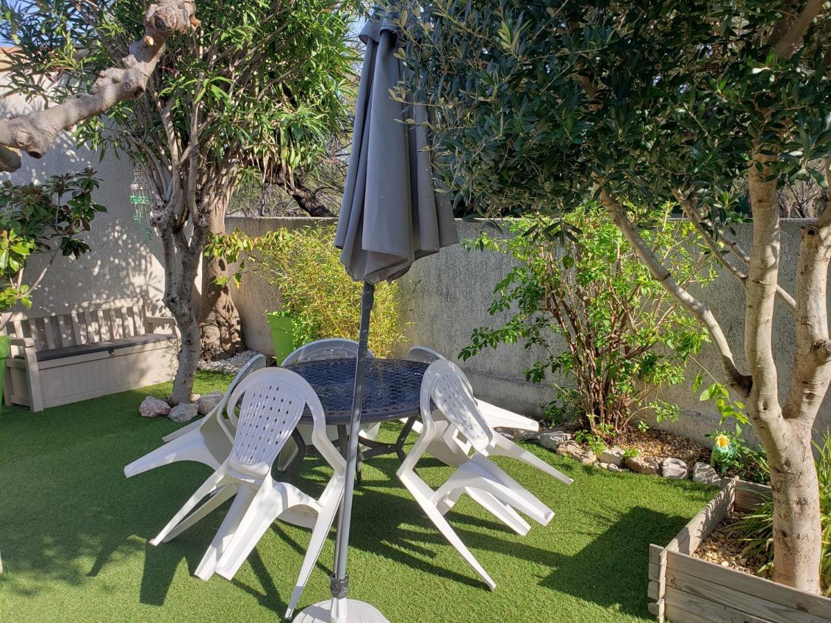 Reve Bleu, Maison T3 Frontignan Plage Avec Jardin, Mer A 250M, Clim & Parking المظهر الخارجي الصورة